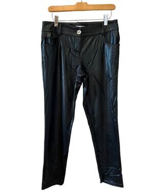 Walter Baker slinky Black Skinny Liquid Leather Pants